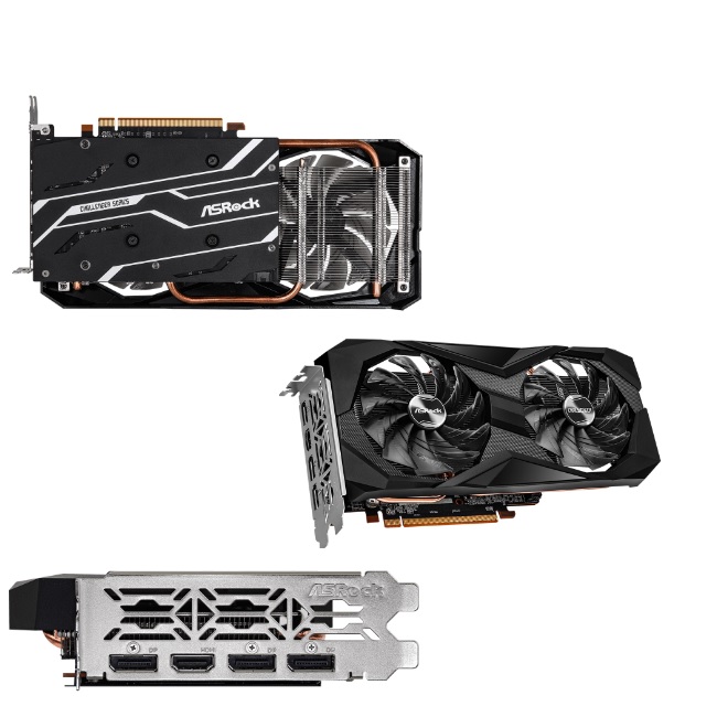 Tarjeta de video ASRock 8GB AMD Radeon RX 6600 XT 2xfan GDDR6 1xHDMI 3xDP  RX6600 CLD 8G - ASROCK