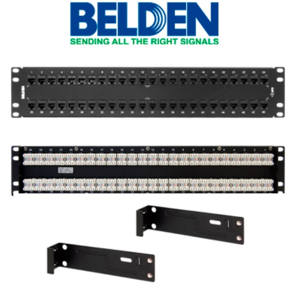 Patch Panel Belden Ax103255 Cat6 48Ptos 2U Precargado - AX103255