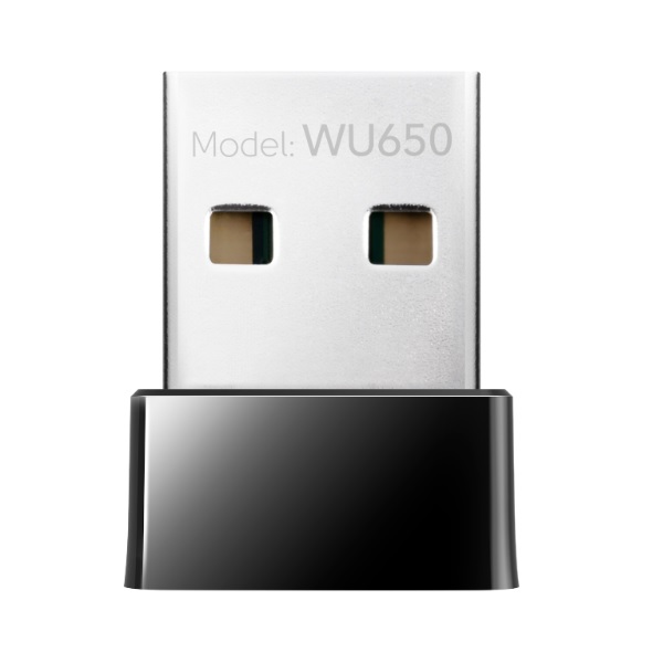 Adaptador inalámbrico USB 2.0 Cudy WU650 Wi-Fi AC650(2.4Ghz 200Mbps y 5Ghz 433Mbps) diseño compacto UPC 6971690790851 - CUDY