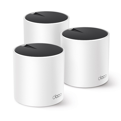 DECO X55(3-PACK) Sistema WiFi 6 Mesh TpLink Deco X55 3Pack Ax3000 Dual Band574Mbps 24Ghz  2402 Mbps 5 Ghz Hasta 500M2 Compatible Con Alexa
