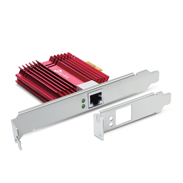 TX401 ADAPTADOR TP-LINK TX401 PCI Express 3.0 x4 CON 1 PUERTO RJ45 Gigabit / Megabit HASTA 10Gbps  LED INDICADOR DE ENLACE UPC 840030701610