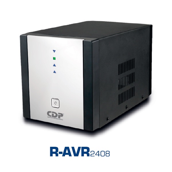Regulador De Voltaje Cdp De 2400Va1200W 8 Cont R-AVR2408 - R-AVR2408