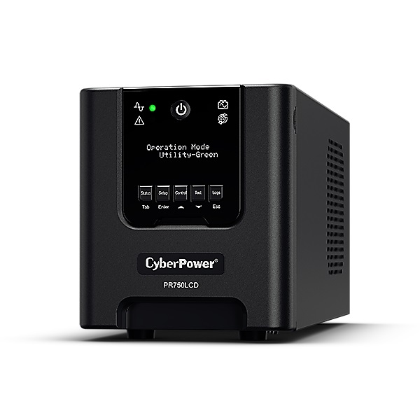 PR750LCD UPS Smart App CyberPower PR750LCD onda senoidal 750VA/525W AVR torre LCD 6 contactos NEMA5-15R Energy Star  PR750LCD