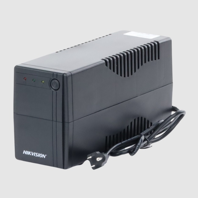 UPS de 1000 VA / 600 W / Protección Contra Sobrecarga y Descarga / Entrada y Salida 120 VCA / 6 Tomas NEMA 5-15R 4 con Respaldo y 2 sin Respaldo DS-UPS1000-X - Hikvision