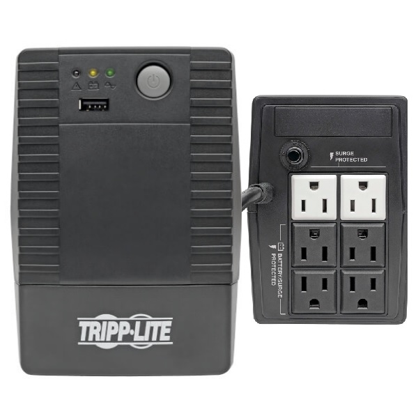 VS650T UPS Interactivo Tripp Lite 6 Tomacorrientes 650VA 360W AVR Serie VS 120V 50Hz/60Hz Torre VS650T