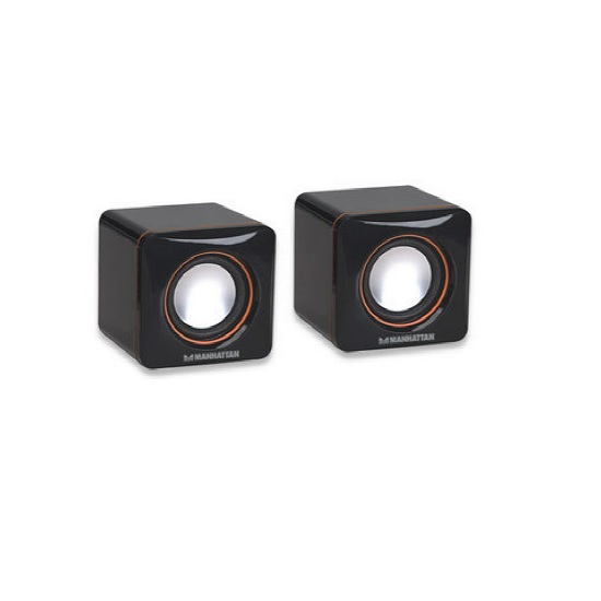 161435 Sistema Altavoces Manhattan Serie 2600 USB Color Negro 161435