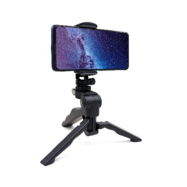Tripie Brobotix Portatil Multifuncional Negro 4 En 1 Para Celular Camara Webcam Videoproyector Giro 360 Grados  Negro 651049 - 651049