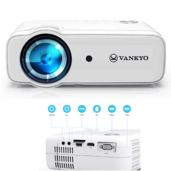Proyector Vankyo Leisure D30T LCD (1280 X 720) 100 ANSI Lumenes Wi-Fi UPC  - TMVK-001